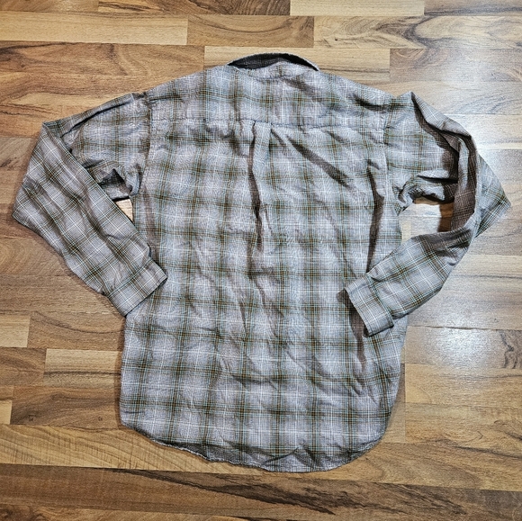 Patagonia Shirt Mens Medium Multicolor Plaid Button Long Sleeve Pocket Organic - Picture 10 of 10